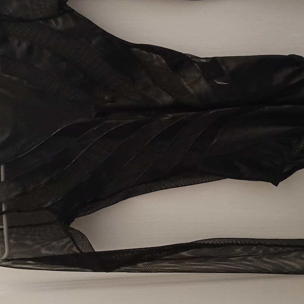 NWT: Foreplay - Black Sheer Long Sleeve Bodysuit xXS